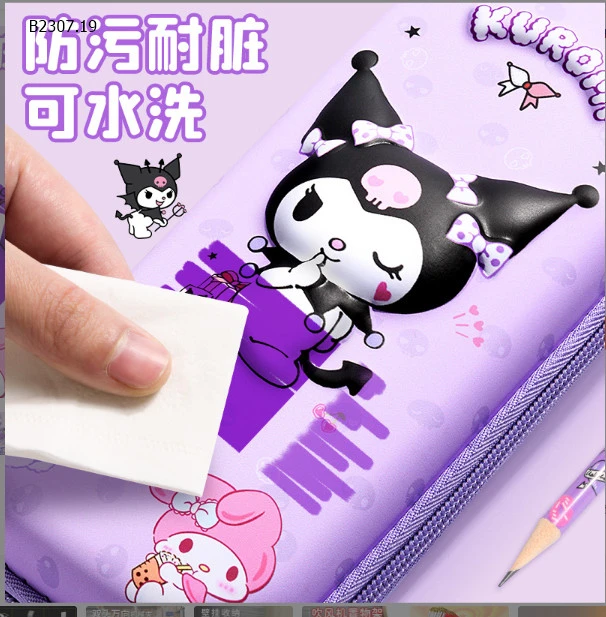 HỘP BÚT KUROMI, THỎ MELODY 3D SIÊU XINH -sỉ 59k/chiếc 