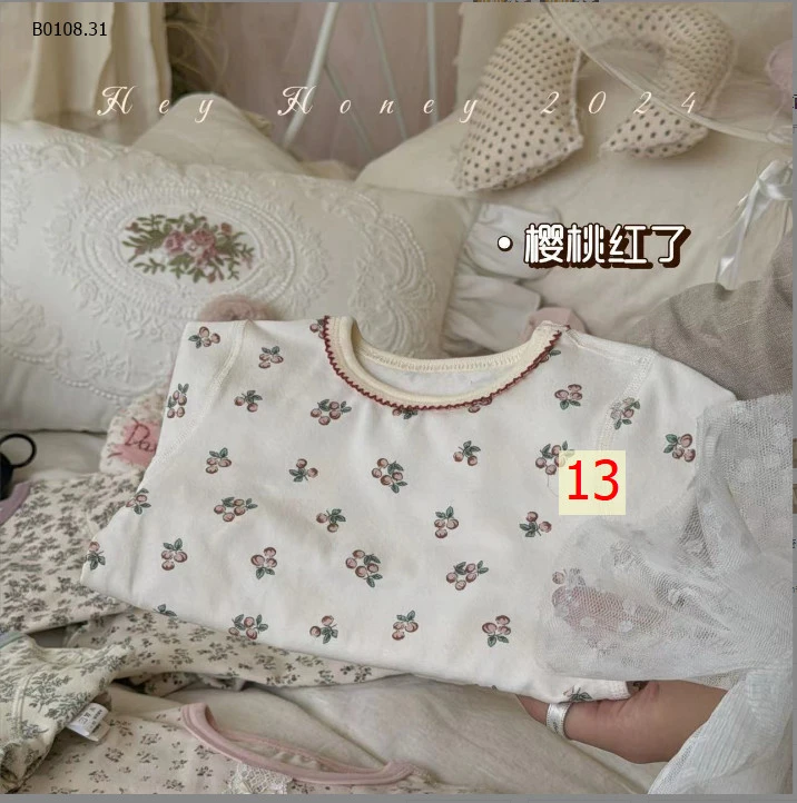 ĐỒ NGỦ BÉ TRAI GÁI HÃNG HEYHONEY- sỉ sz 90-130: 122k sỉ sz 140-160: 145k