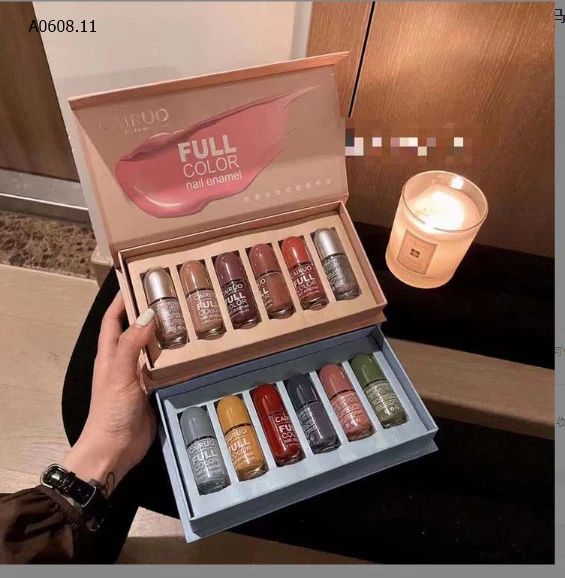 FULLBOX 6 LỌ SƠN MÓNG TAY CAIRU NEW COLOR-sỉ 102k