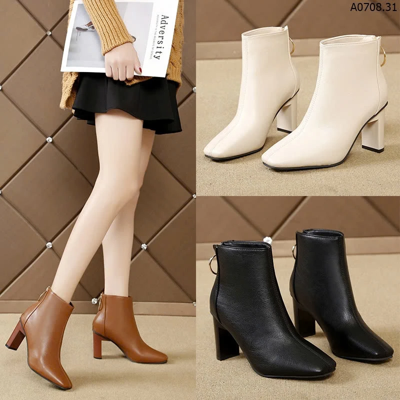 BOOT DA NỮ CỔ NGẮN sỉ 195k/đôi 