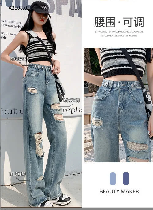 QUẦN JEAN SUÔNG NỮ-sỉ 132k/chiếc 