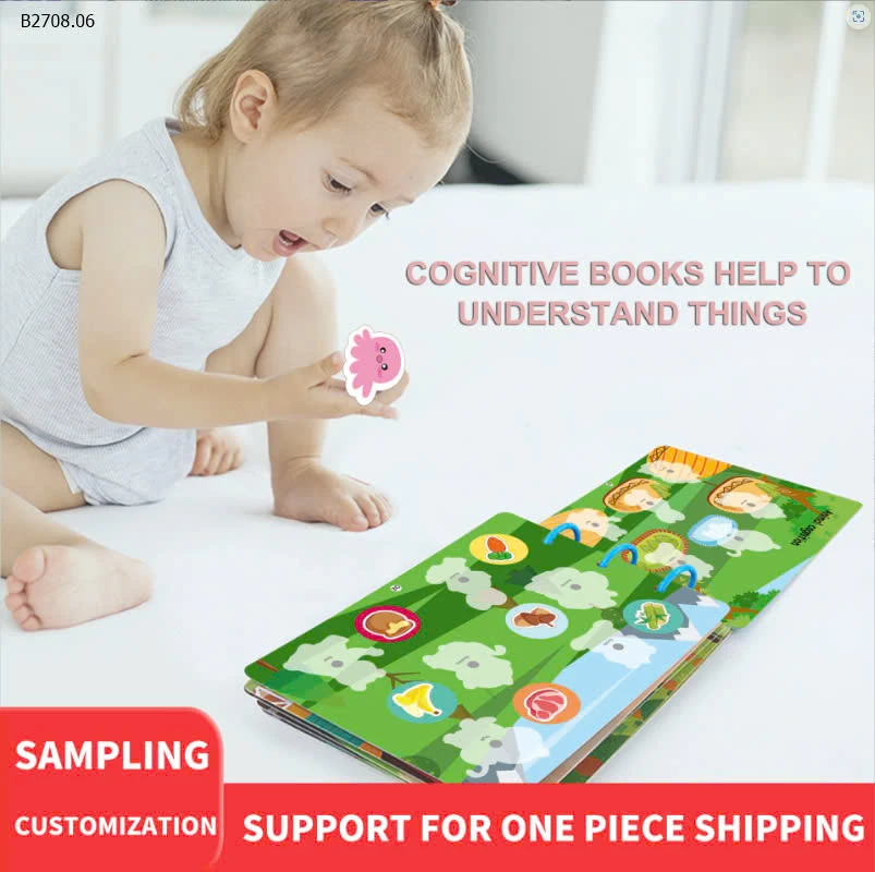 COMBO 2 CUỐN BUSY BOOK ANIMALS -sỉ 73k/set 2 quyển