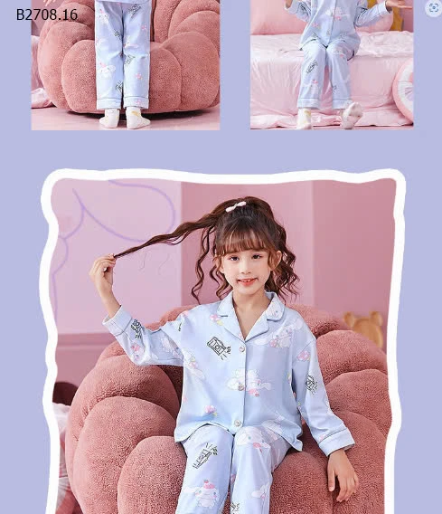 BỘ PIJAMA THU ĐÔNG BÉ GÁI-sỉ 138k/bộ 