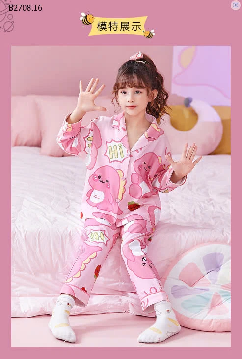 BỘ PIJAMA THU ĐÔNG BÉ GÁI-sỉ 138k/bộ 