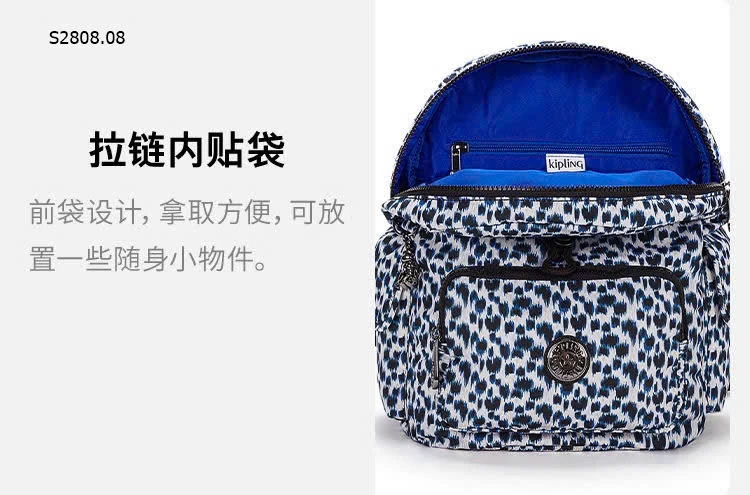 Túi Kipling - Ba lô City Pack Mini Deepest Aqua 2519k