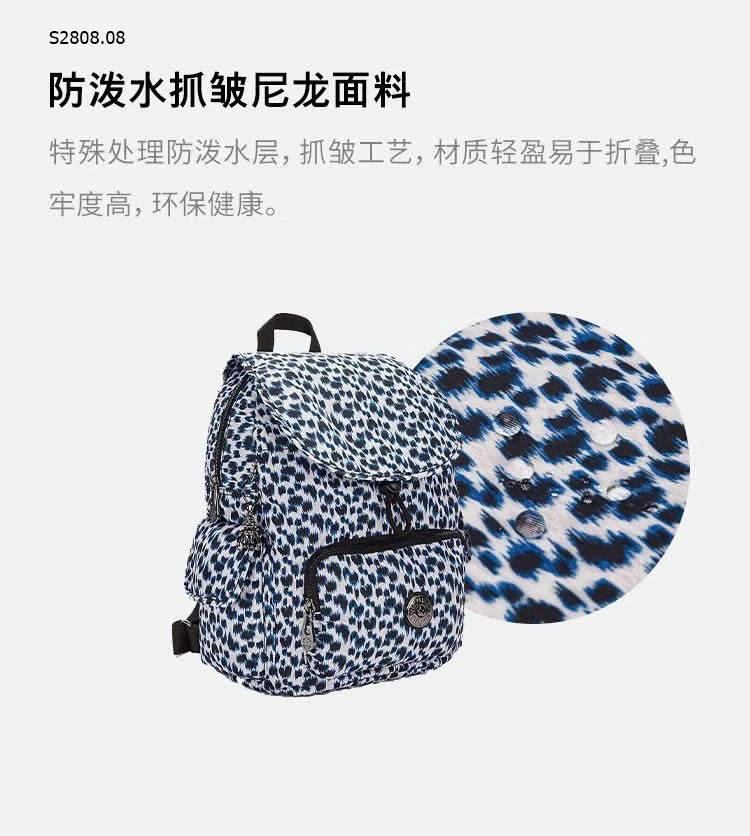 Túi Kipling - Ba lô City Pack Mini Deepest Aqua 2519k