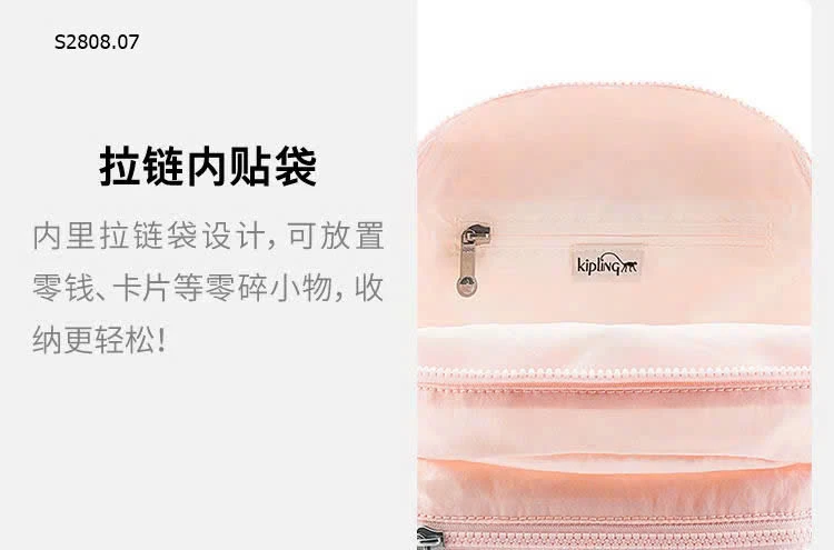 Túi Kipling - Ba lô City Pack Mini Deepest Aqua 2619k