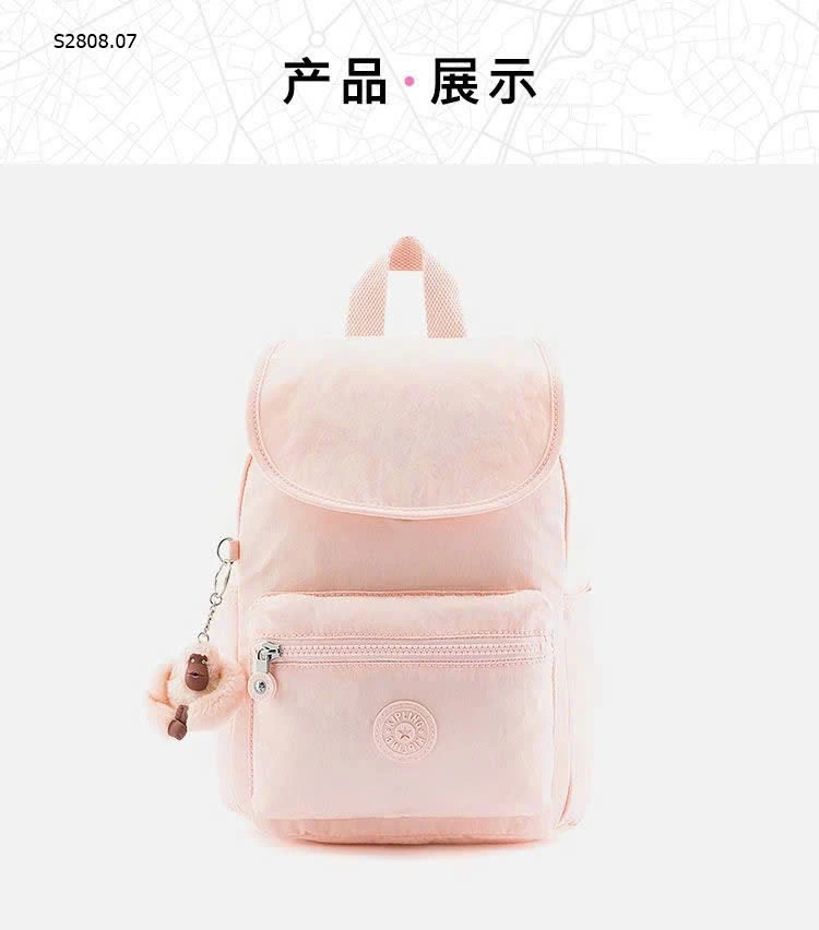 Túi Kipling - Ba lô City Pack Mini Deepest Aqua 2619k