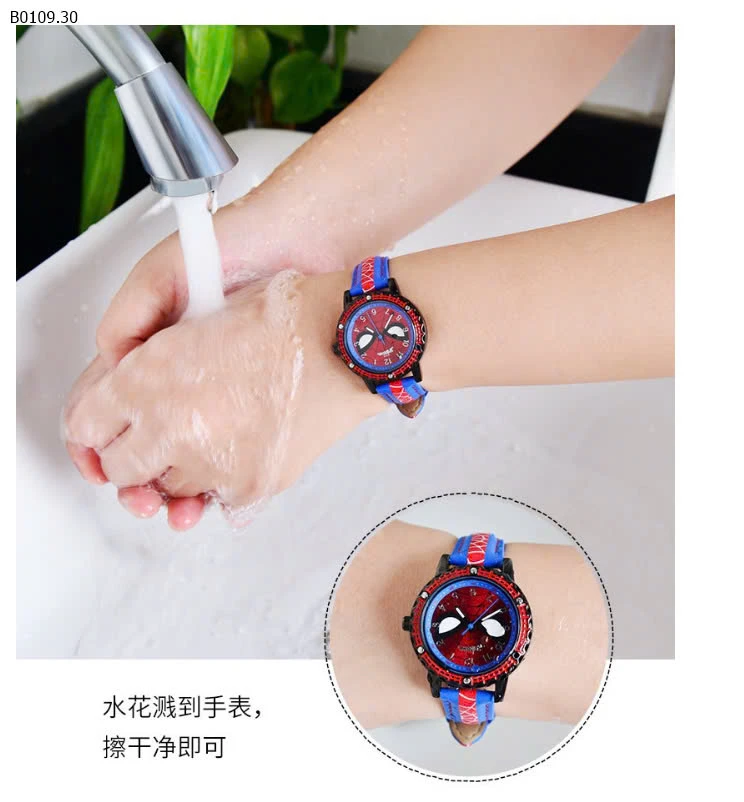 Đồng hồ spider.man bé trai-sỉ 90k/chiếc