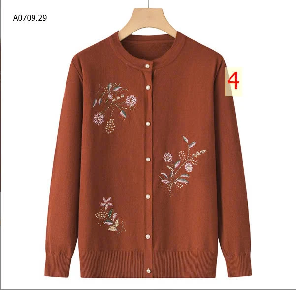 ÁO CARDIGAN LEN NỮ TRUNG NIÊN -sỉ 139k