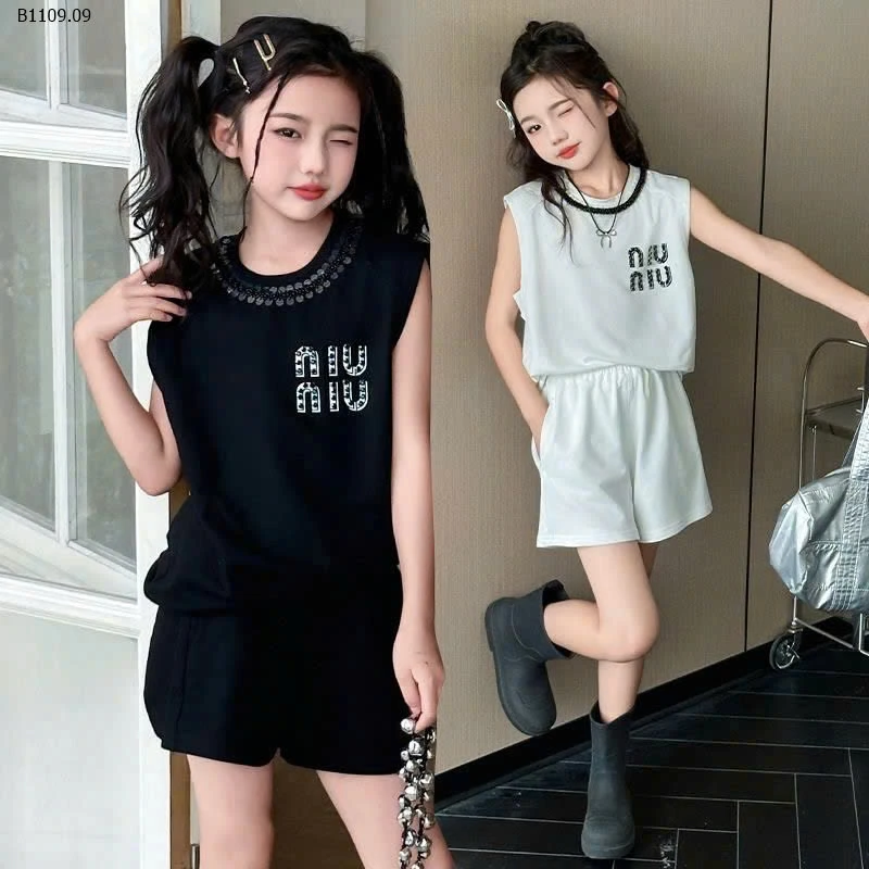 SÉT TANKTOP MIU BG JUZITIGE CHO BÉ IU  -Sỉ 239k/bộ