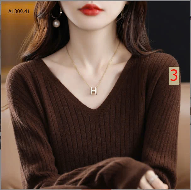 ÁO LEN CỔ TIM -sỉ 123k