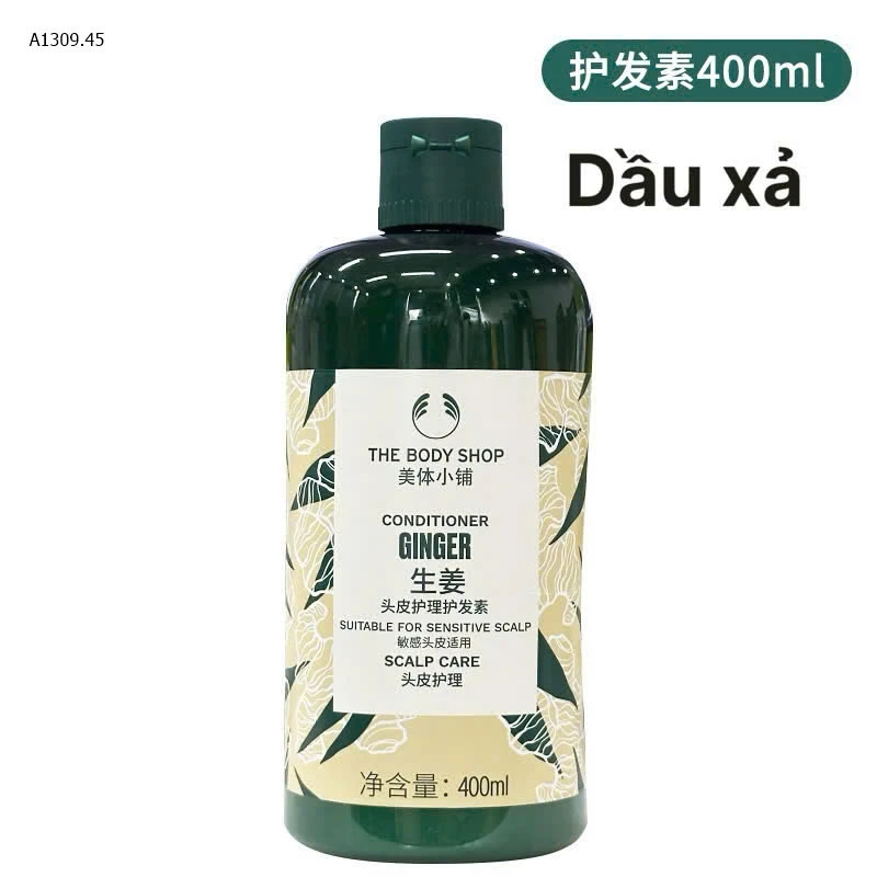 DẦU GỘI - DẦU XẢ GỪNG THE BODY SHOP -sỉ 95k