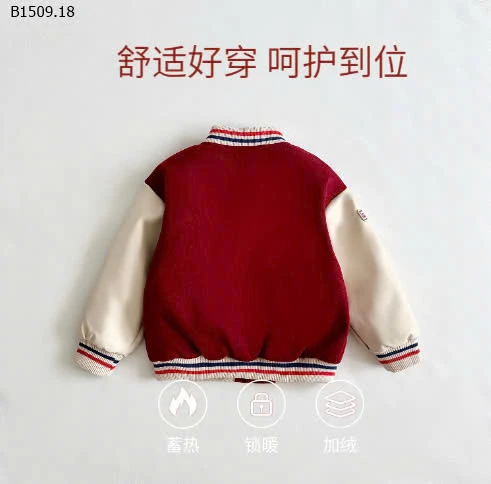 ÁO BOMBER BÓNG CHÀY CHO BÉ sỉ 168k