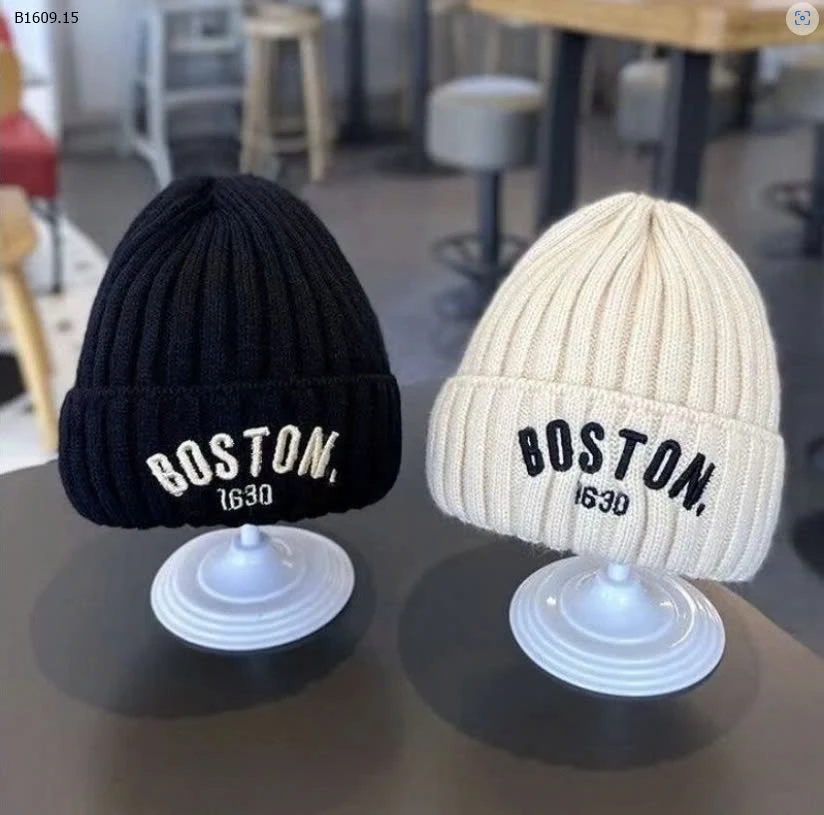 MŨ LEN BOSTON CHO BÉ-sỉ 44k