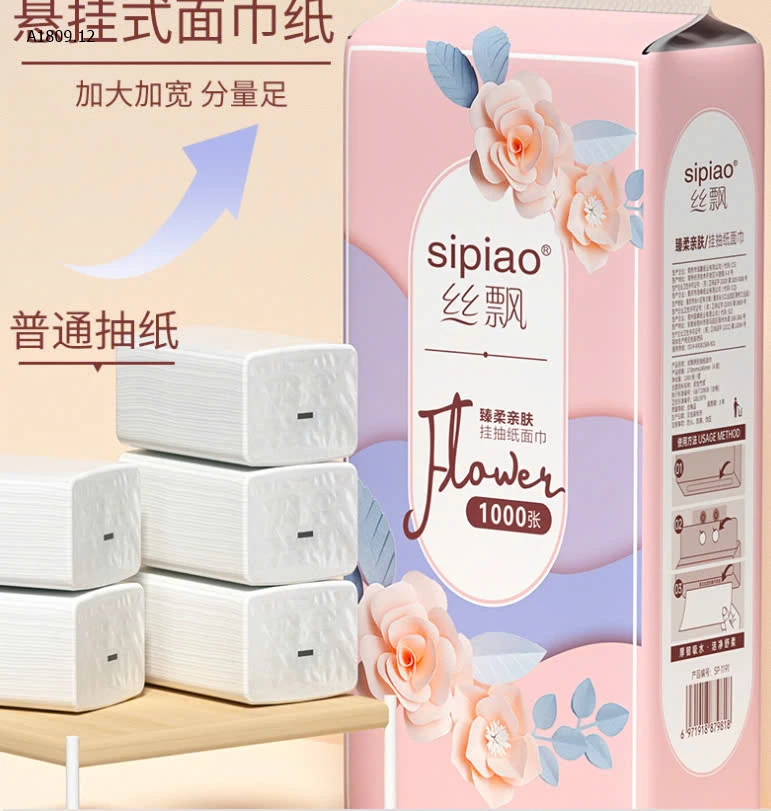 SIPIAO TÚI TREO GIẤY RÚT (3000 tờ) - sỉ 75k/set 3 túi