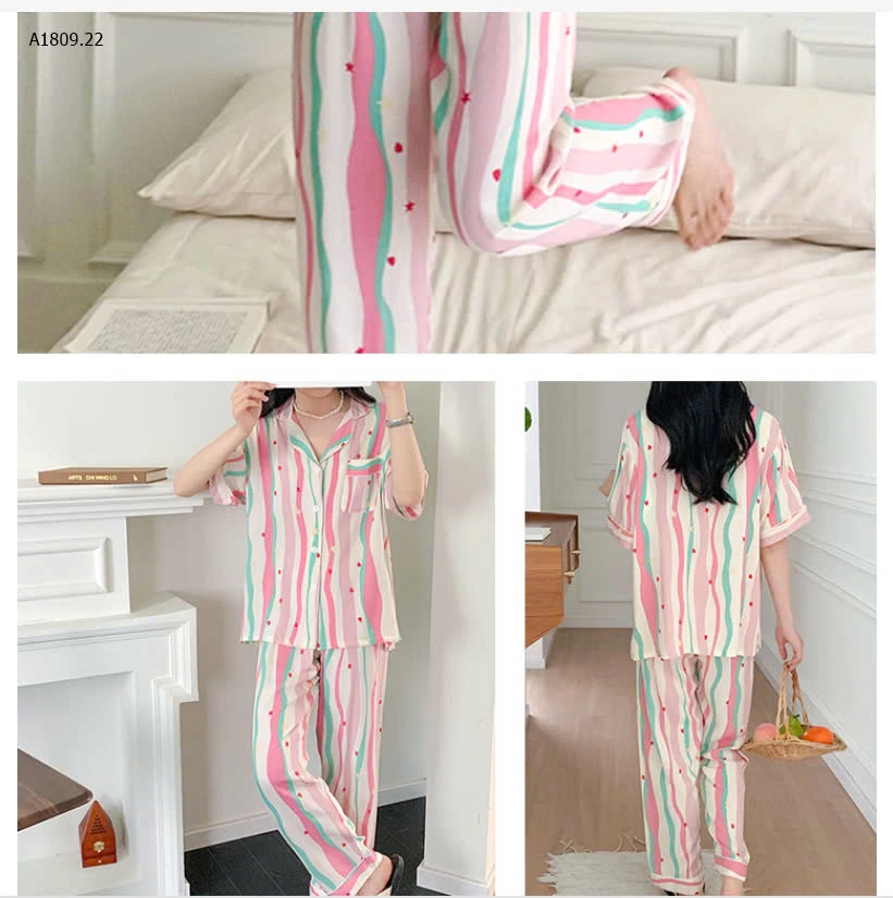 BST BỘ PIJAMA LANH LỤA - sỉ 165k