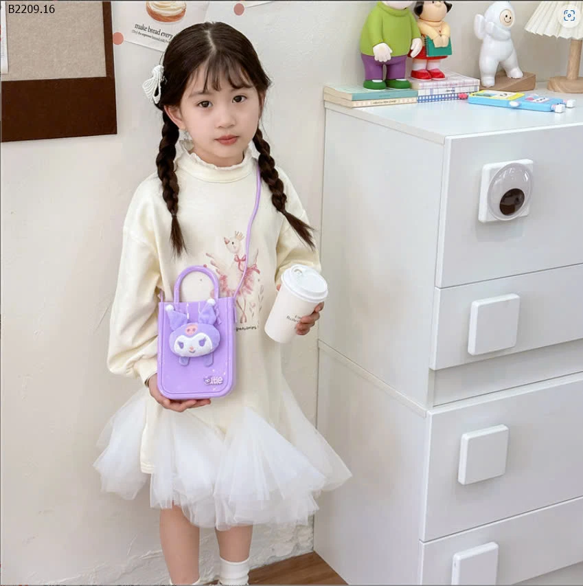 TÚI ĐEO CHÉO HOẠT HÌNH CUTE CHO BÉ -sỉ 92k