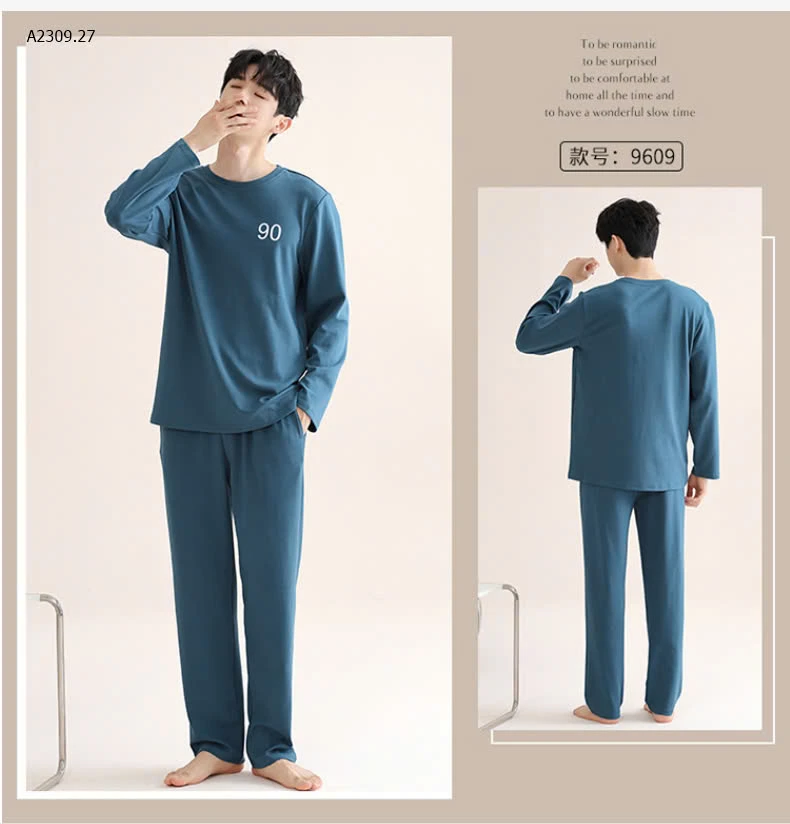 BỘ COTTON NAM MẶC NHÀ -sỉ 168k