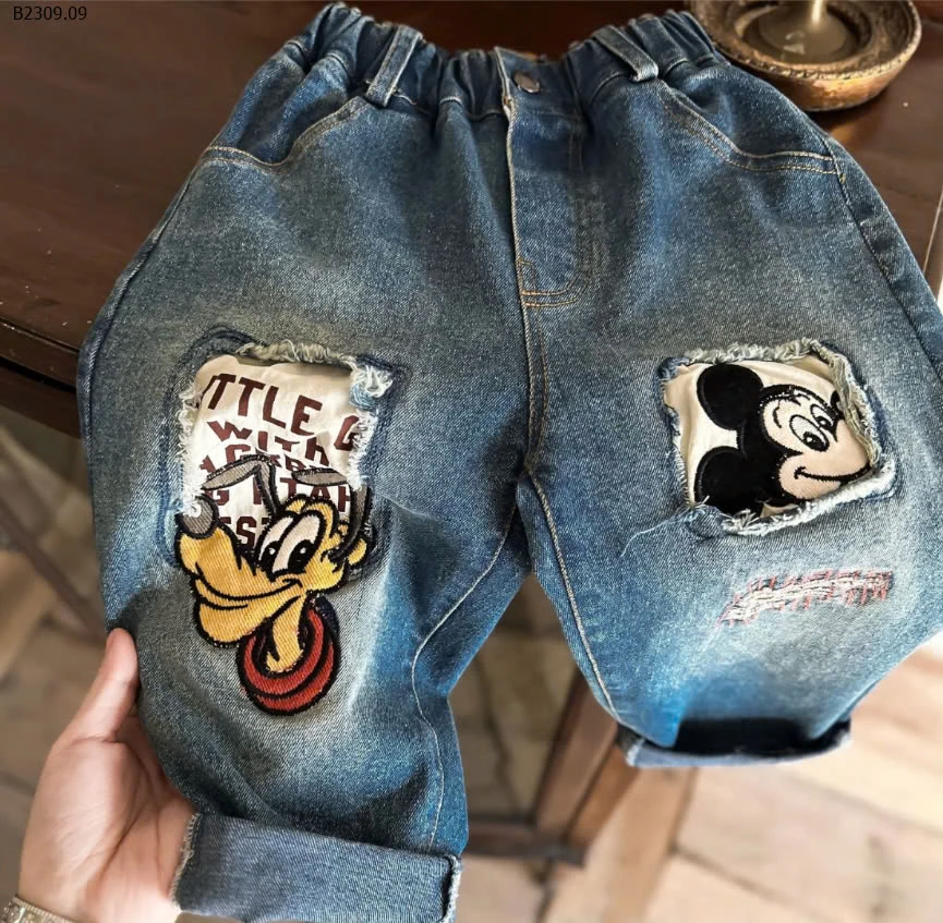 QUẦN JEAN MICKEY CHO BÉ -sỉ 194k