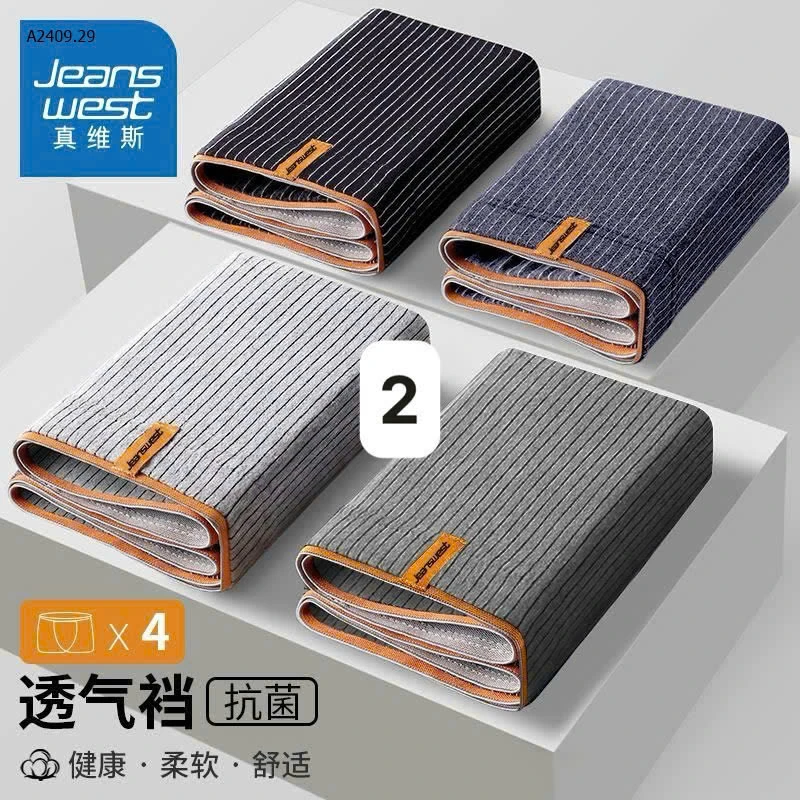 Set 4 quần sịp đùi jeanwest - sỉ 119k/set 4c