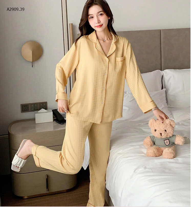 BỘ PIJAMA LỤA CARO-sỉ 125k