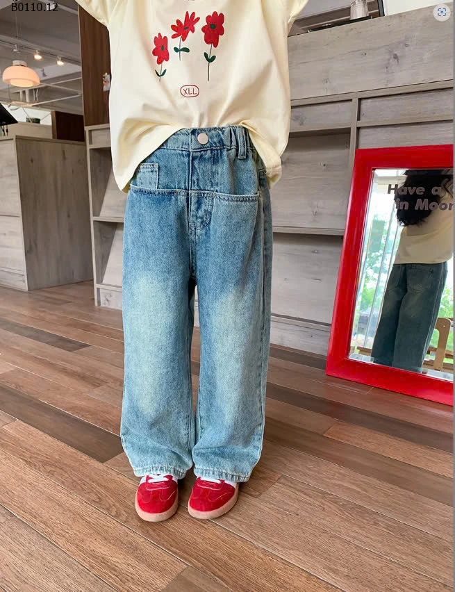 QUẦN JEANS BÉ GÁI HÃNG AMBB-sỉ Sz 90-150 : 177k                 Sz 160 : 194k