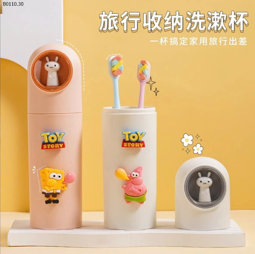 HỘP ĐỰNG KEM ĐÁNH RĂNG BÀN CHẢI CUTE-sỉ 54k