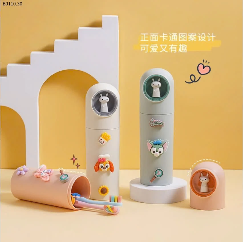 HỘP ĐỰNG KEM ĐÁNH RĂNG BÀN CHẢI CUTE-sỉ 54k