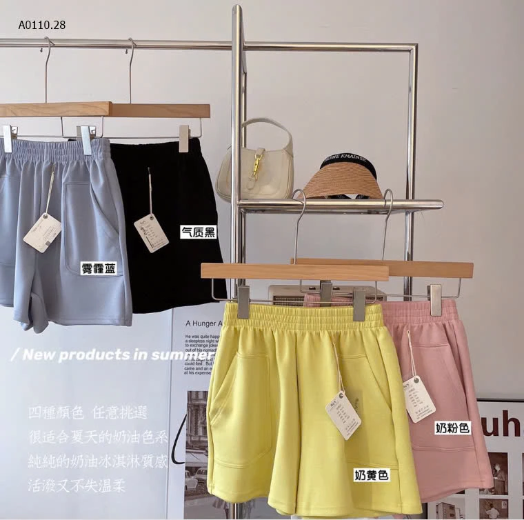 QUẦN SHORT COTTON NỮ-sỉ 109k