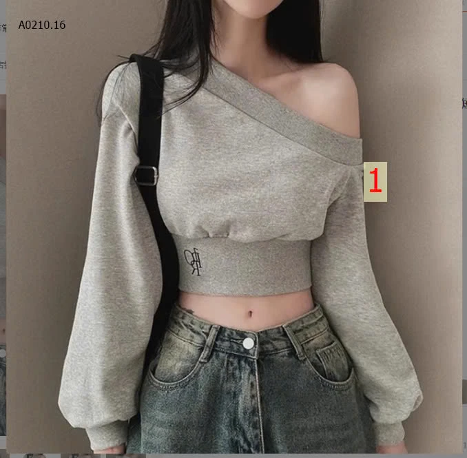 ÁO CROPTOP LỆCH VAI sỉ 105k