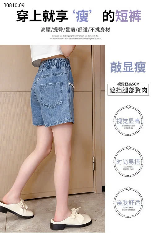 QUẦN SHORT JEAN BÉ GÁI-sỉ 118k