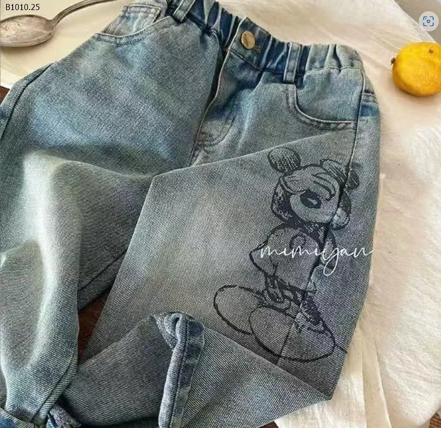 JEANS SUÔNG MICKEY -sỉ 140k