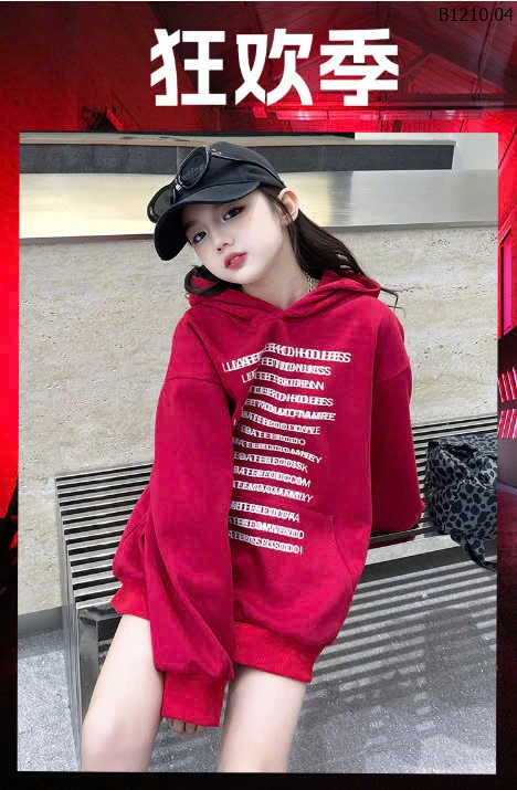 ÁO HOODIE IN CHỮ DÁNG RỘNG JUZITIGE-sỉ 197k