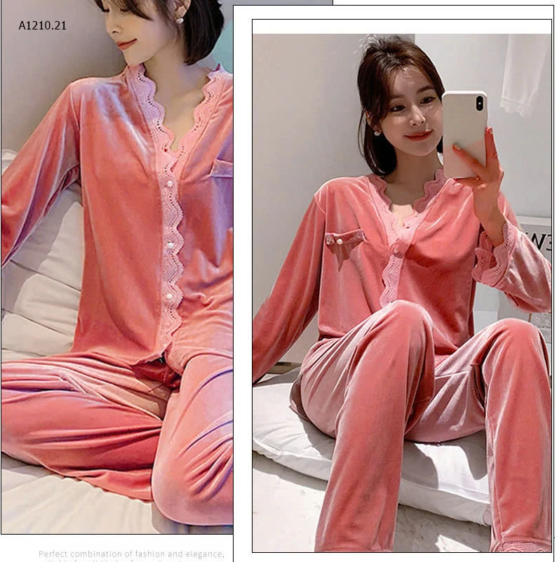 BỘ NHUNG PIJAMA-sỉ 172k