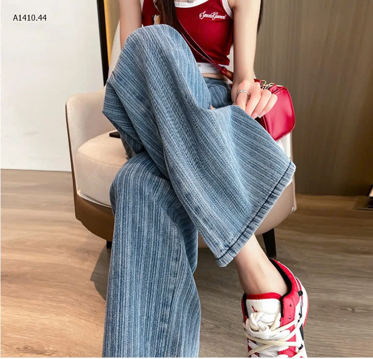 QUẦN JEANS SUÔNG SỌC DỌC -sỉ 165k