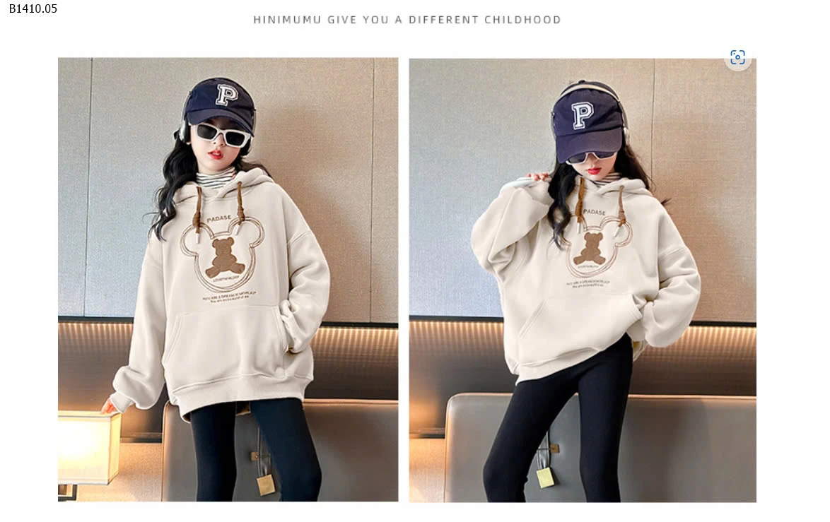 ÁO HOODIE BÉ GÁI -sỉ 132k