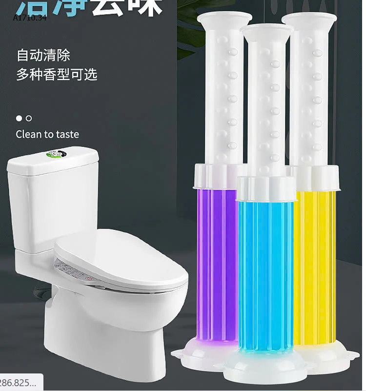 GEL KHỬ BỒN CẦU DIỆT KHUẨN HÌNH BÔNG HOA sỉ 55k/set 6 tuýp mix màu