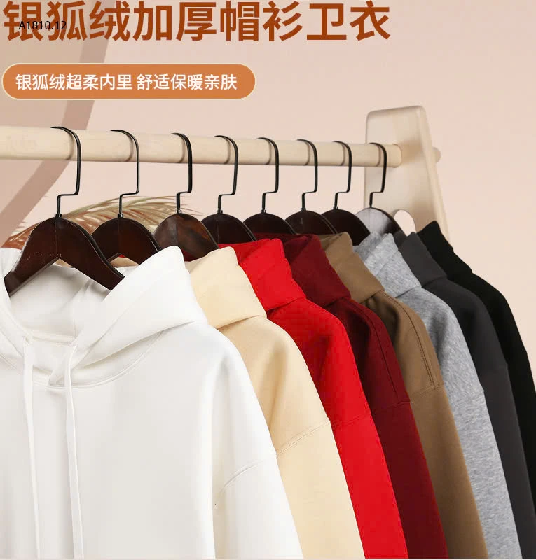 ÁO NỈ HOODIE TRƠN -sỉ 159k