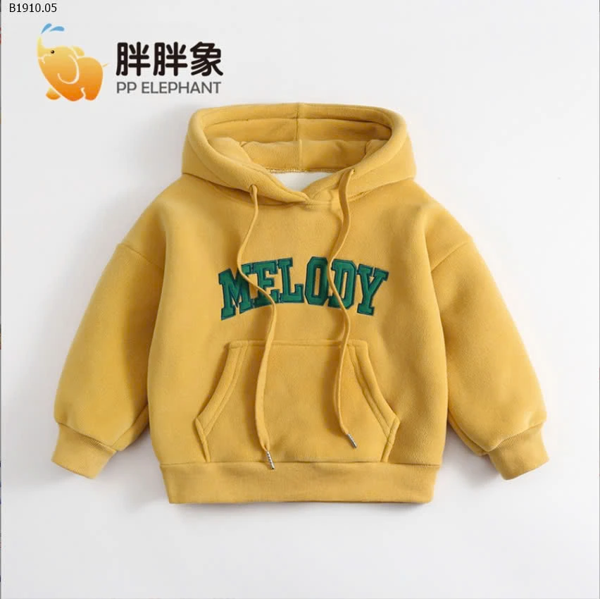 ÁO NỈ HOODIE LÓT LÔNG CỪU ELEPHANT-sỉ 164k