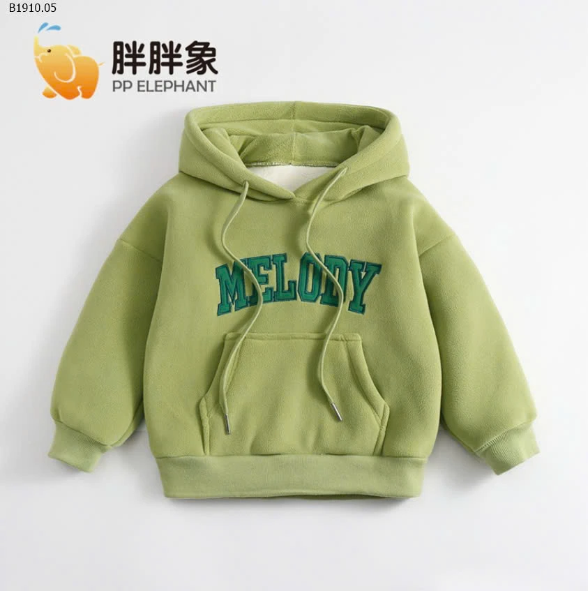 ÁO NỈ HOODIE LÓT LÔNG CỪU ELEPHANT-sỉ 164k