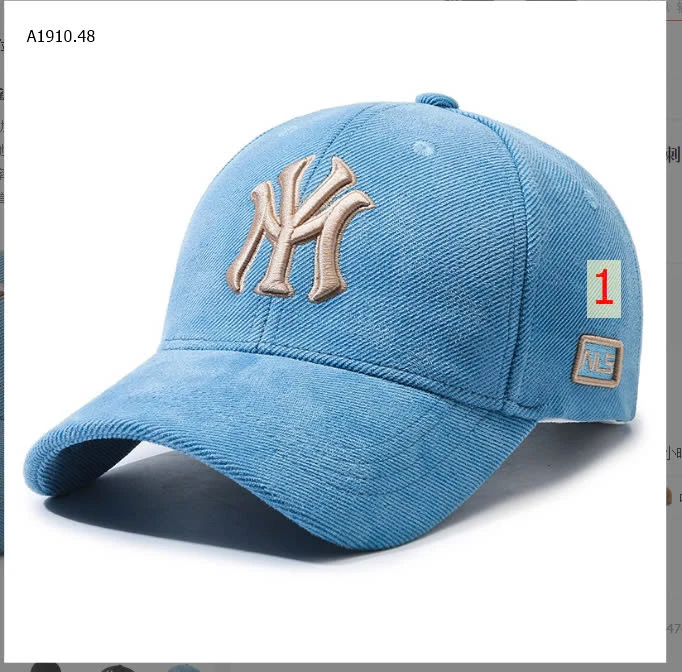 MŨ LƯỠI TRAI NY MLB XUẤT XỊN -sỉ 73k