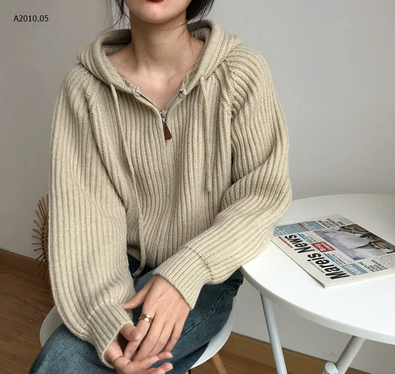 CARDIGAN NỮ CÓ MŨ -sỉ 130k