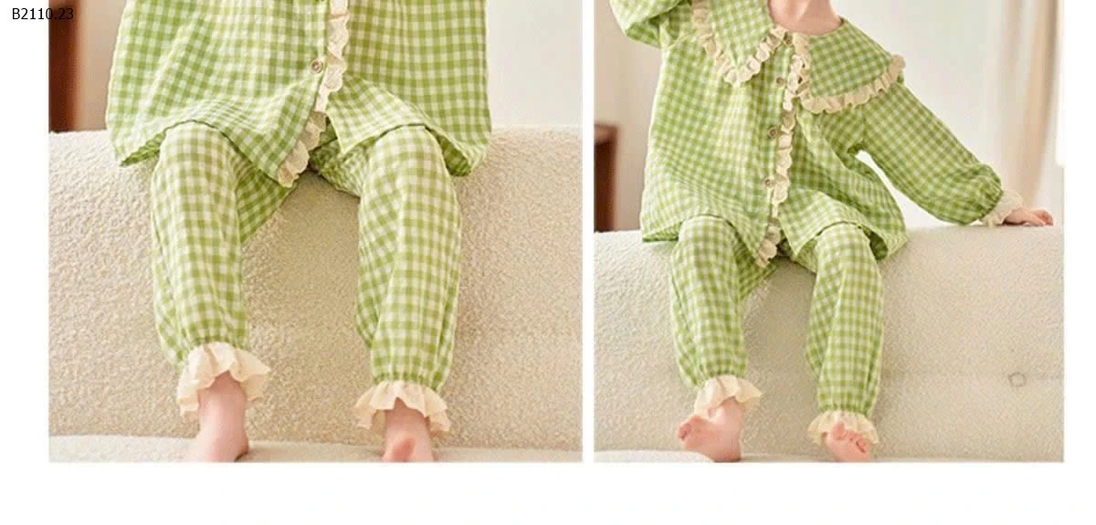 BỘ PIJAMA BÉ GÁI-sỉ 125k