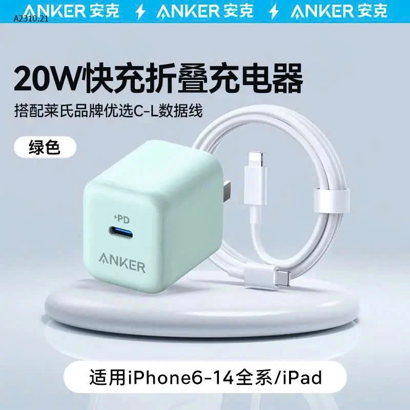 BỘ SẠC NHANH ANKER CHÍNH HÃNG CHO IPHONE-sỉ 150k