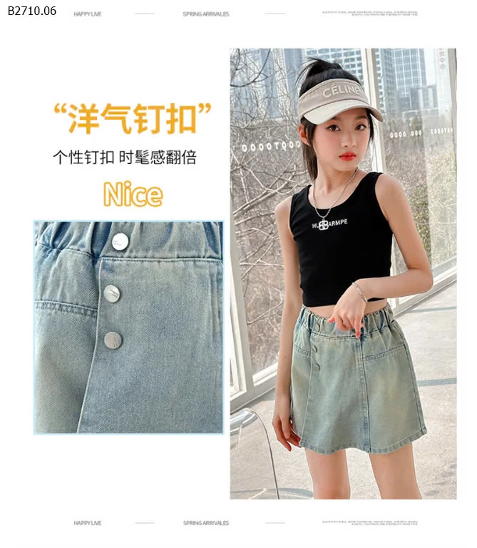 SHORT JEANS GIẢ VÁY-sỉ 138k