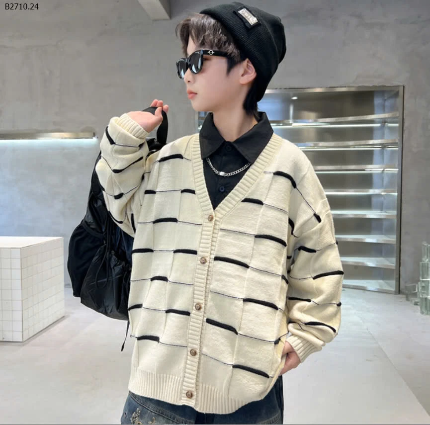 CARDIGAN LEN CARO BT SZ ĐẠI JUZITIGE-sỉ 255k