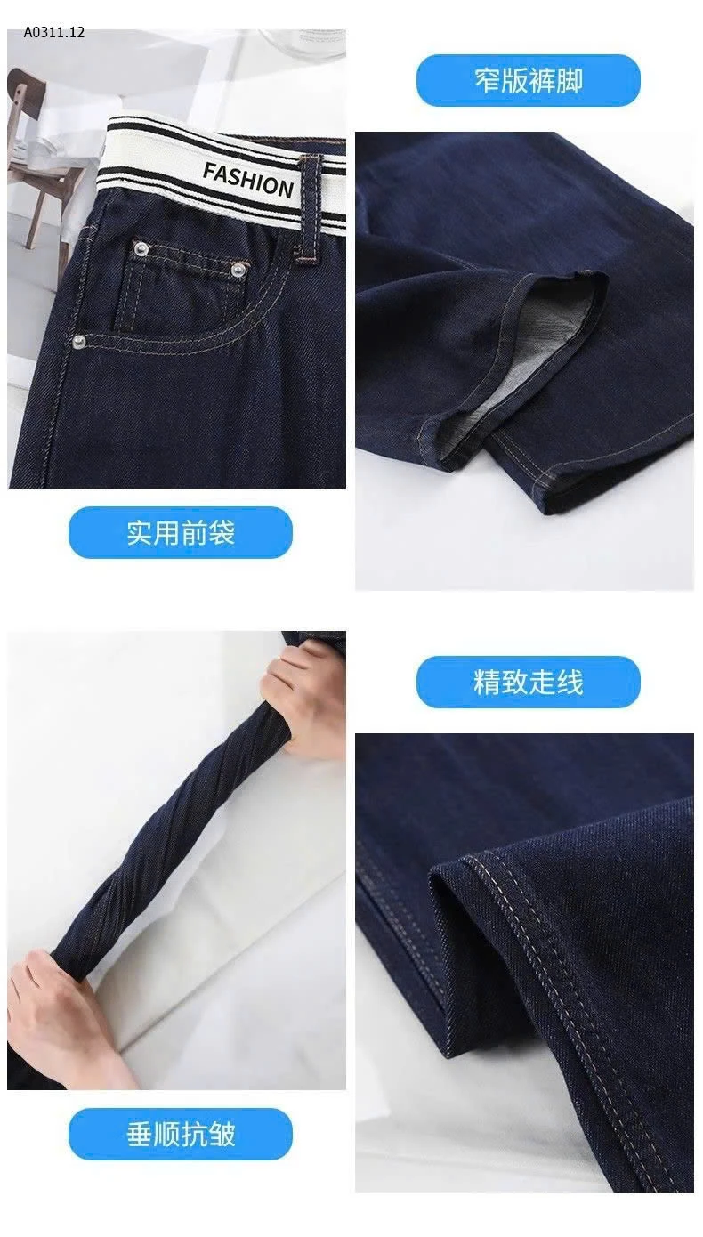 QUẦN JEAN SUÔNG CẠP CHỮsỉ 133k