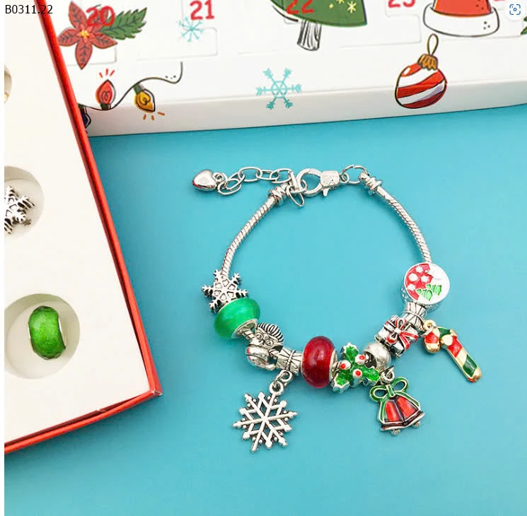 DIY VÒNG TAY CHARM CHỦ ĐỀ GIÁNG SINH-sỉ 102k