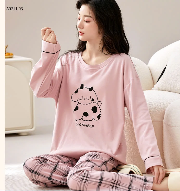 BỘ COTTON NỮ MẶC NHÀ-sỉ 143k